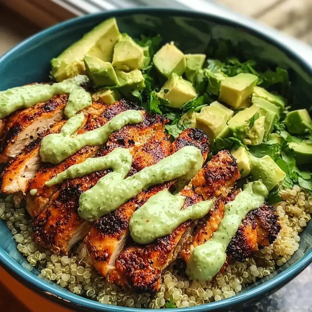 Grilled Chicken Quinoa Bowls
