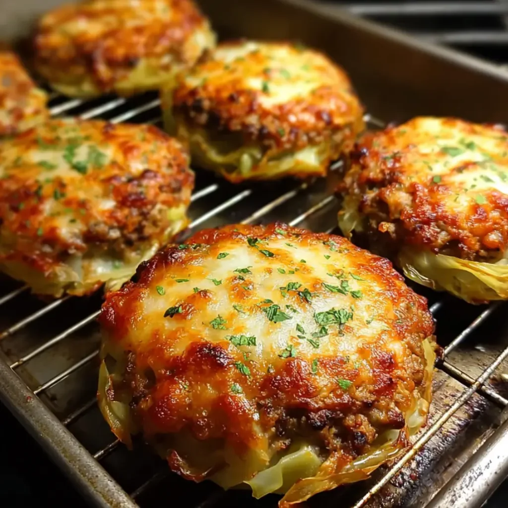 Oven Baked Cabbage Burgers
