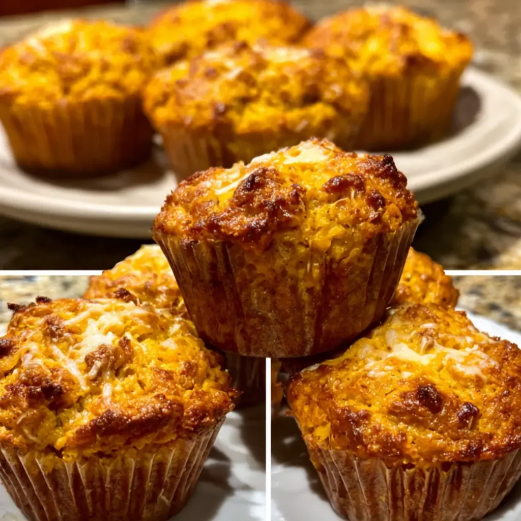 Cottage Cheese Pumpkin Muffins
