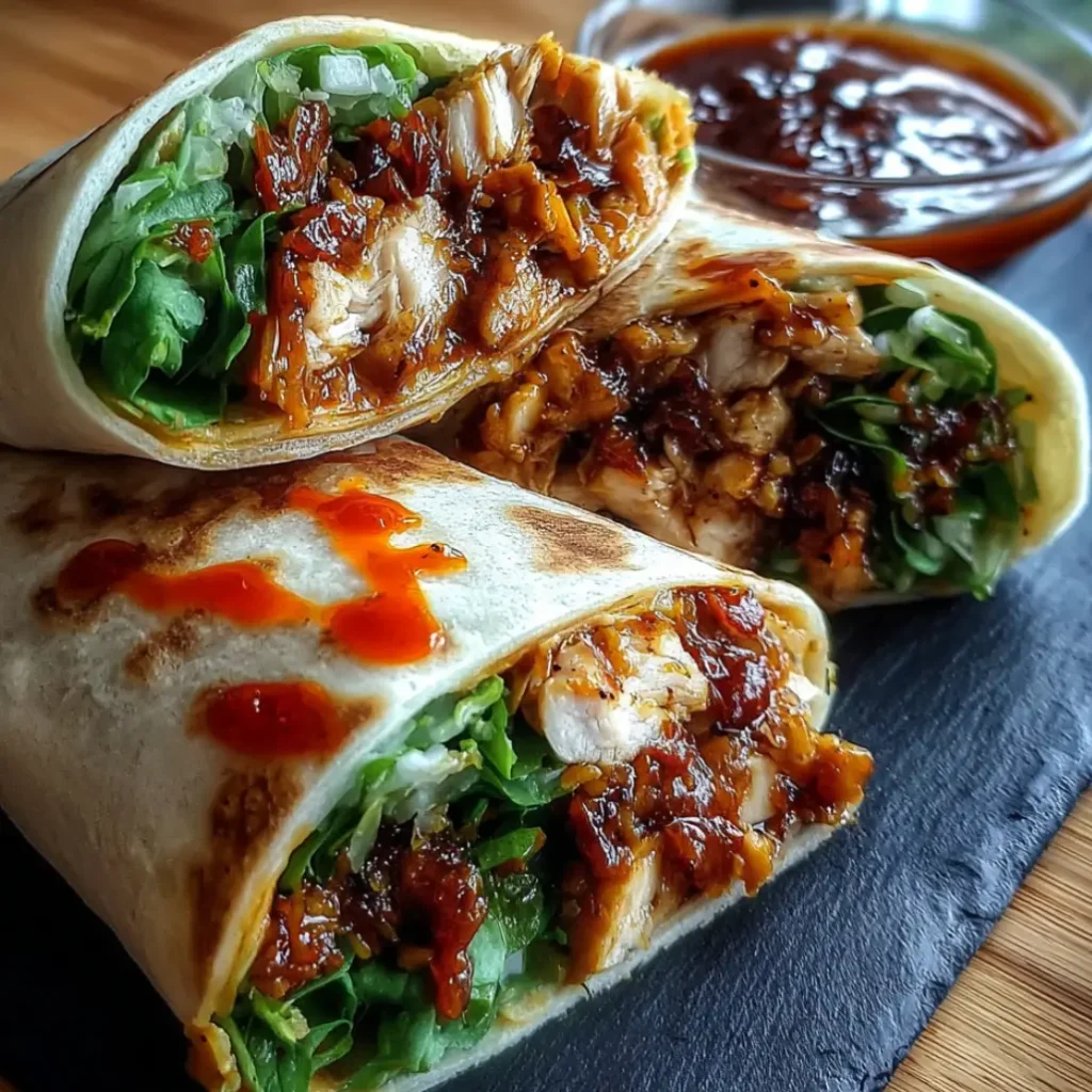 Sweet Chili Chicken Wraps