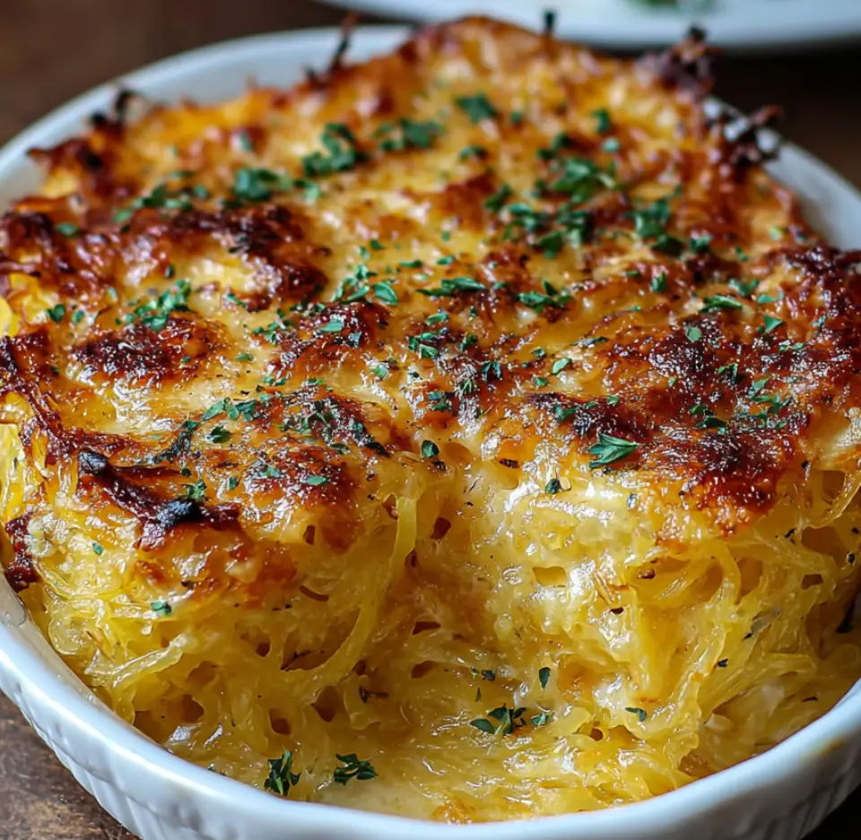 Spaghetti Squash Au Gratin