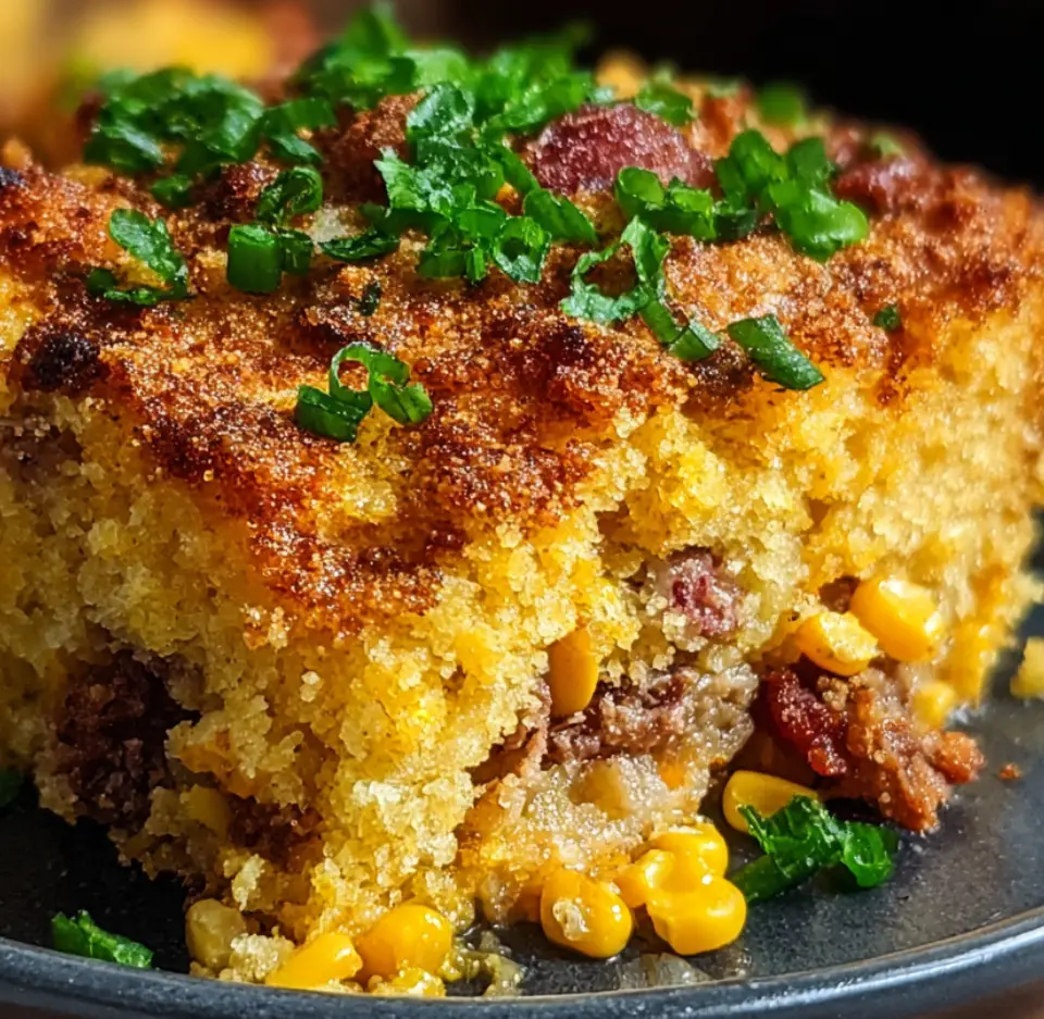 Loaded Cornbread Casserole