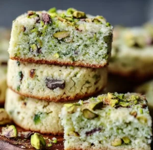 Pistachio Shortbread Cookies