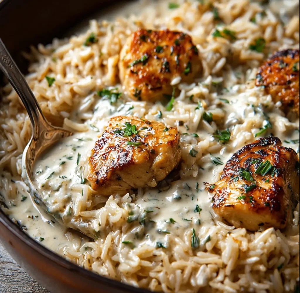 Creamy Herb Chicken Basmati Rice