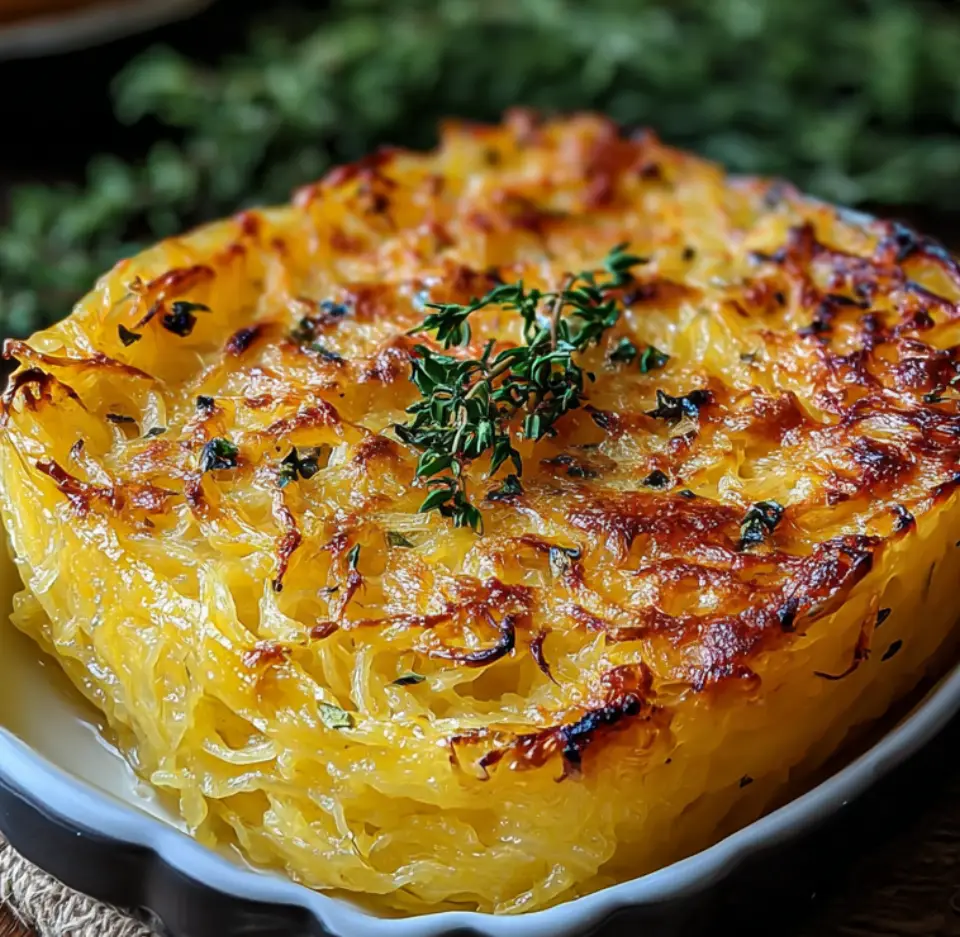 Spaghetti Squash Au Gratin