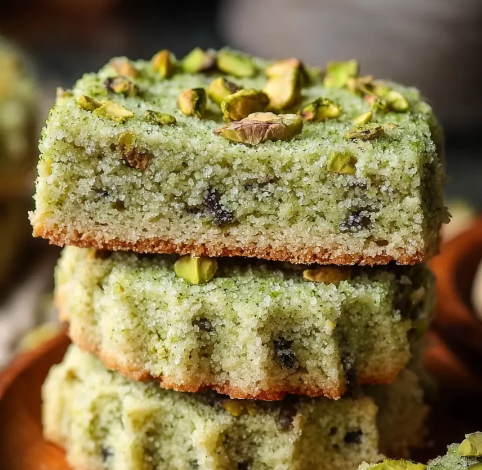 Pistachio Shortbread Cookies