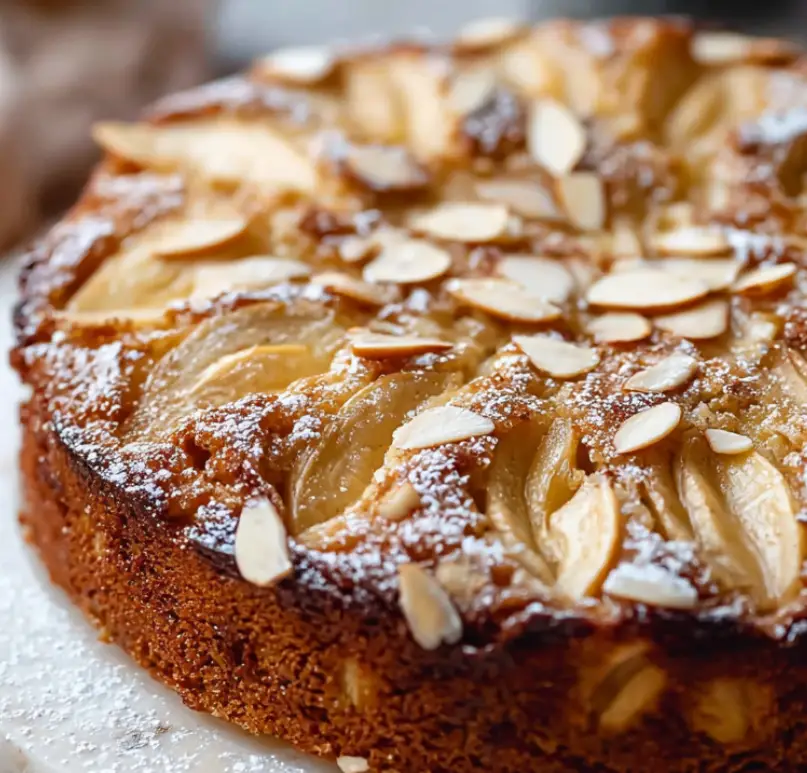 Almond Flour Apple Cake