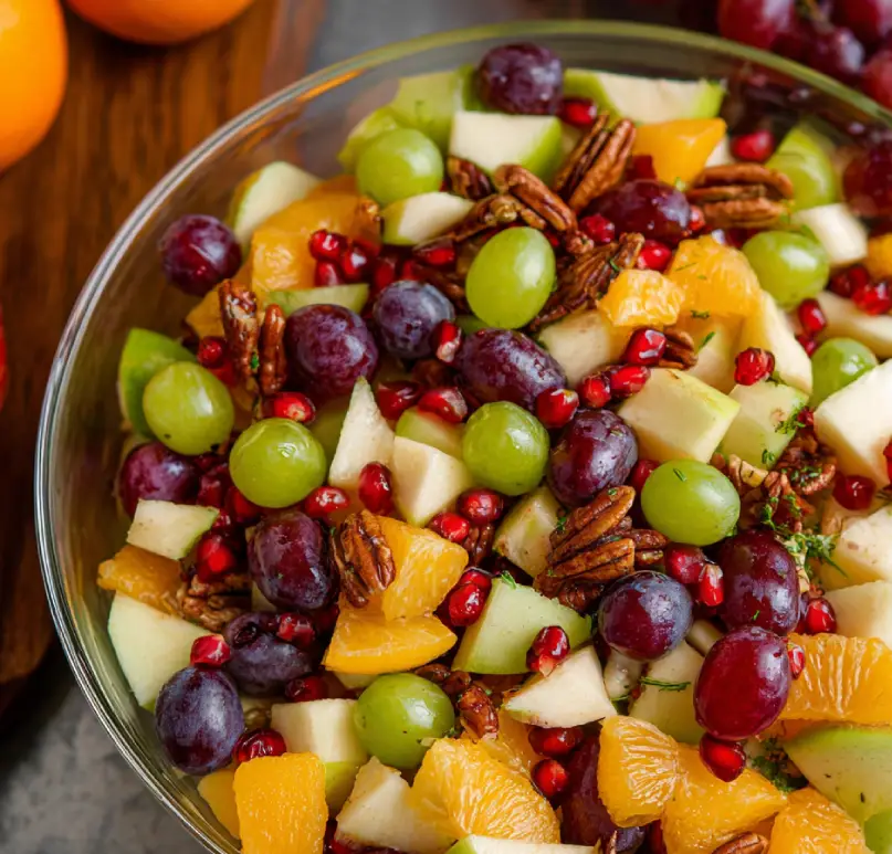 Fall Fruit Salad for Thanksgiving & Christmas