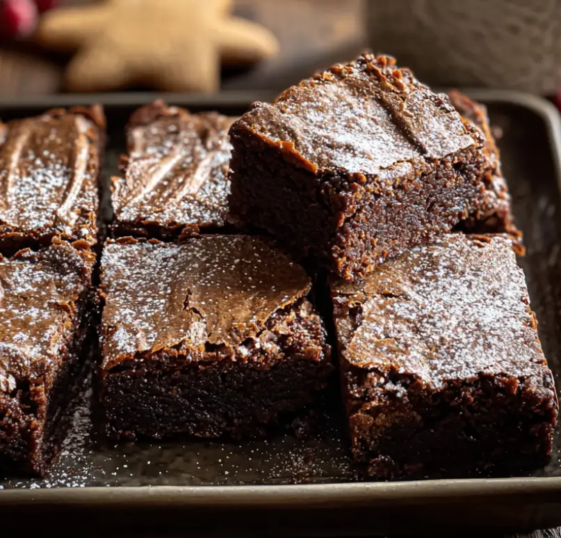 Gingerbread Brownies