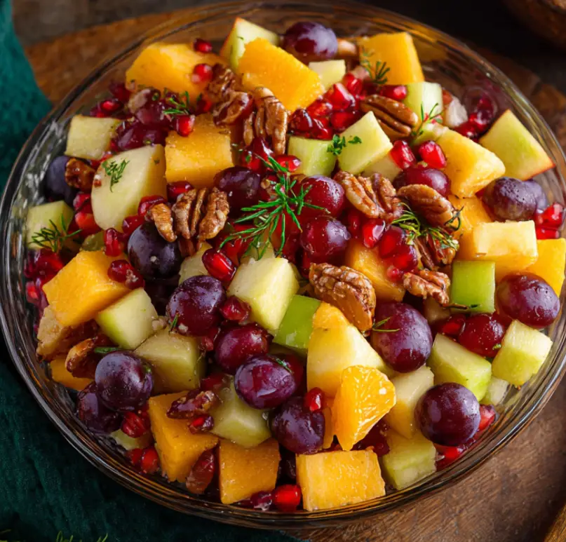 Fall Fruit Salad for Thanksgiving & Christmas