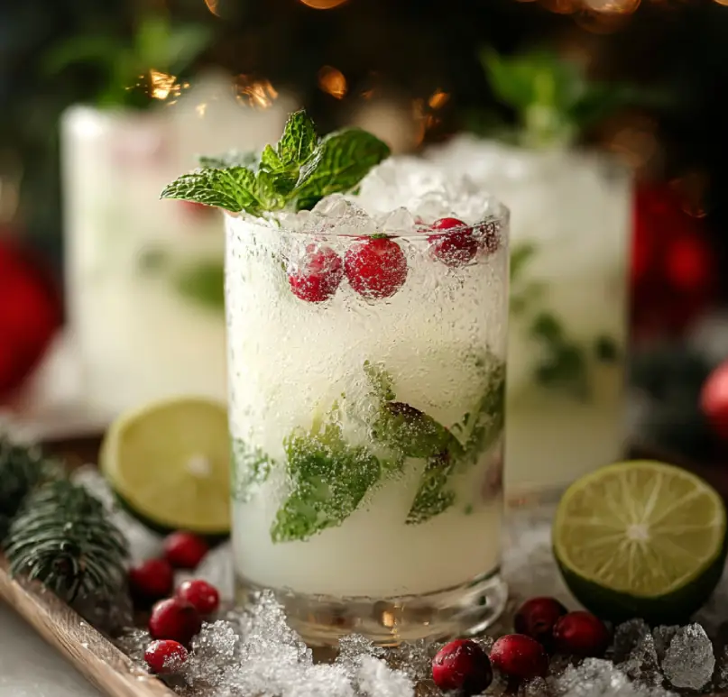 White Christmas Mojitos