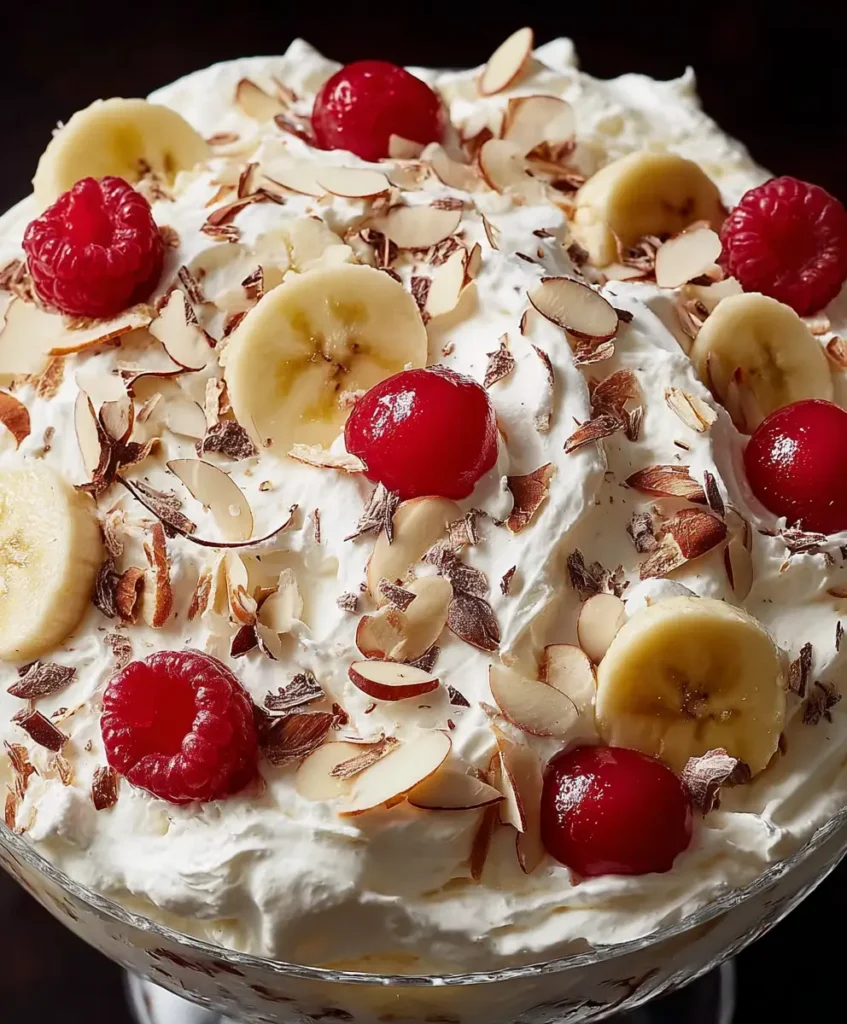 banana split fluff salad