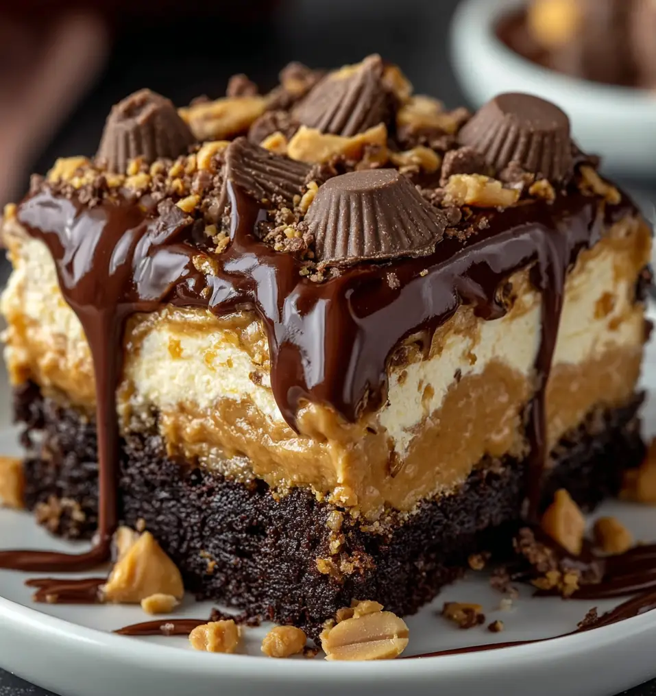 reeses peanut butter earthquake cake