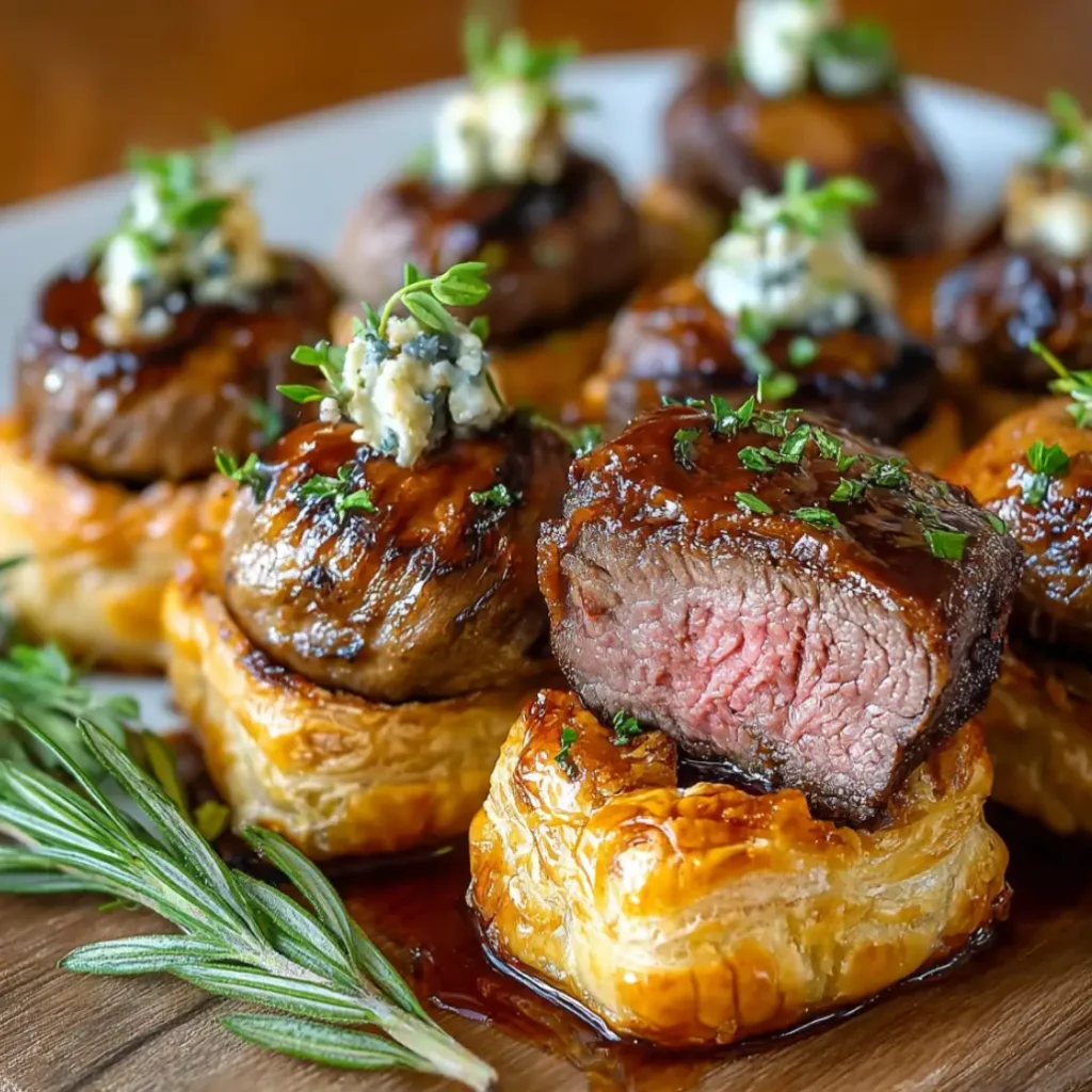 mini beef wellington bites