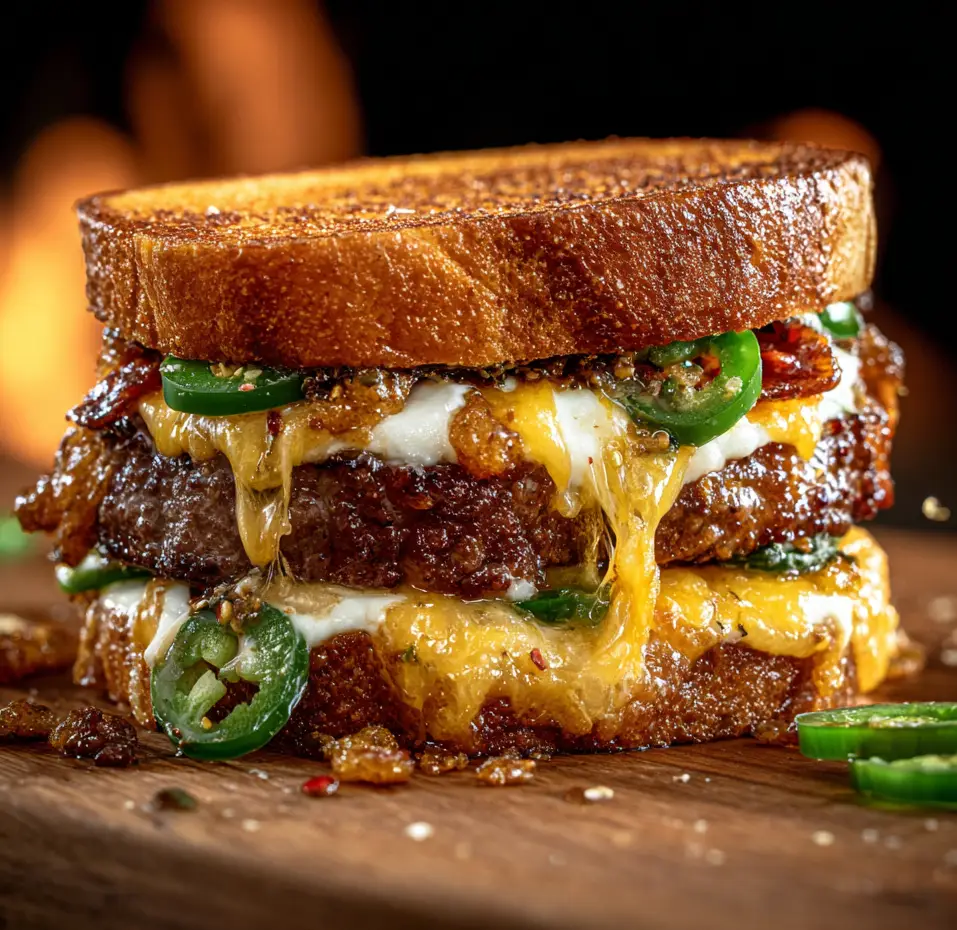 Jalapeño Popper Patty Melt