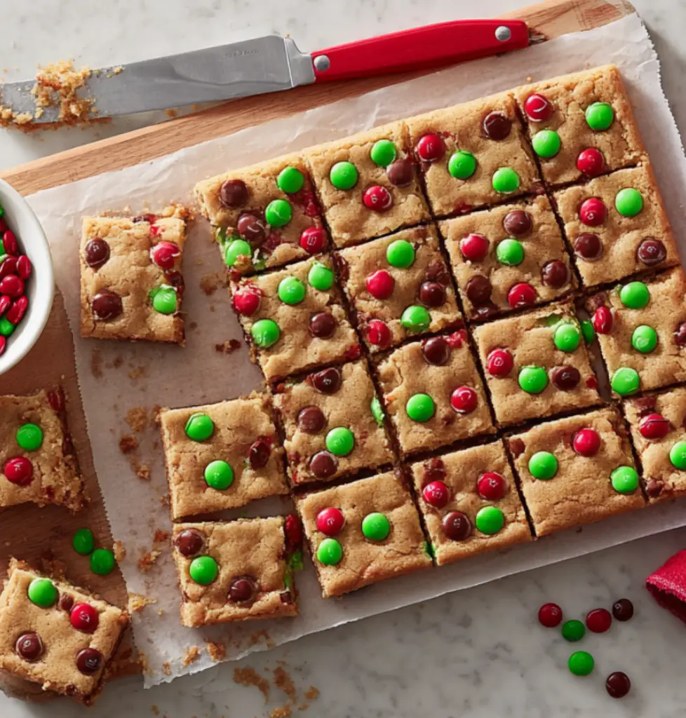 Sugar Cookie M&M’s Bars