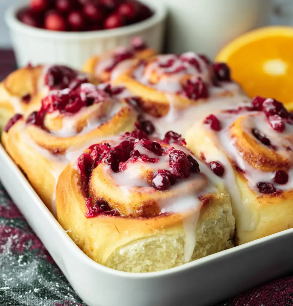 Cranberry Orange Sweet Rolls