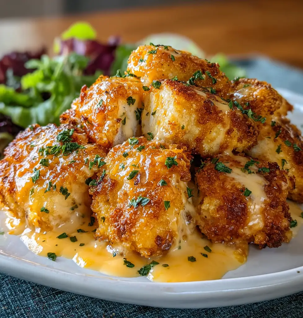 Cheddar Ranch Chicken Tater Tot Bake
