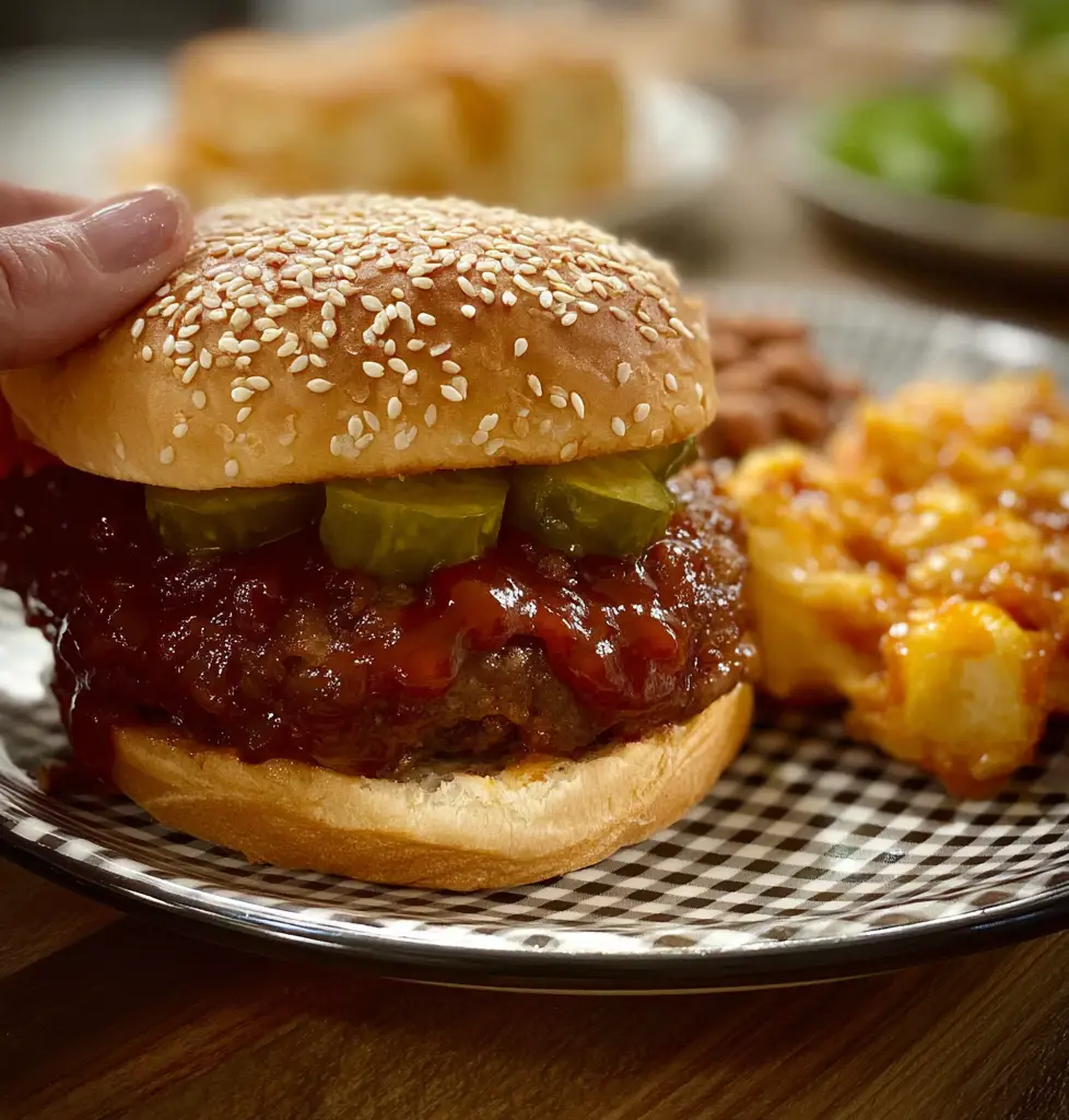 Meatloaf Patty Sandwiches