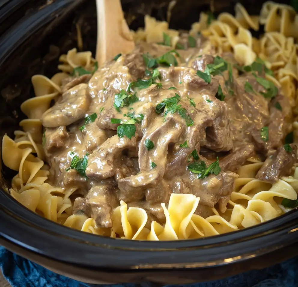 Crockpot Beef Stroganoff