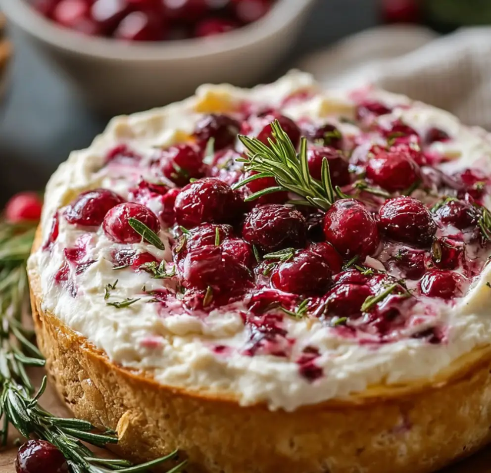 Baked Cranberry Cream Cheese Dip