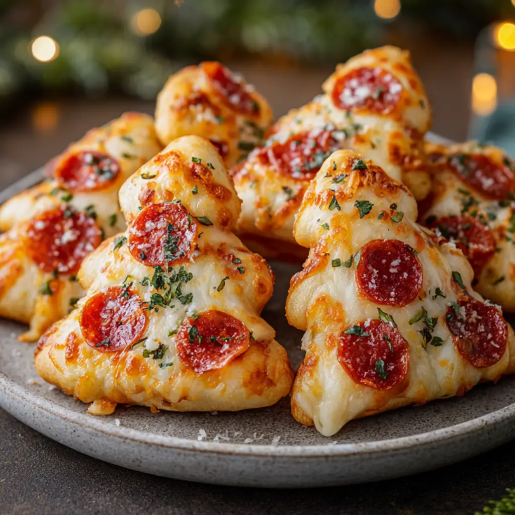 Christmas Pizza Bites