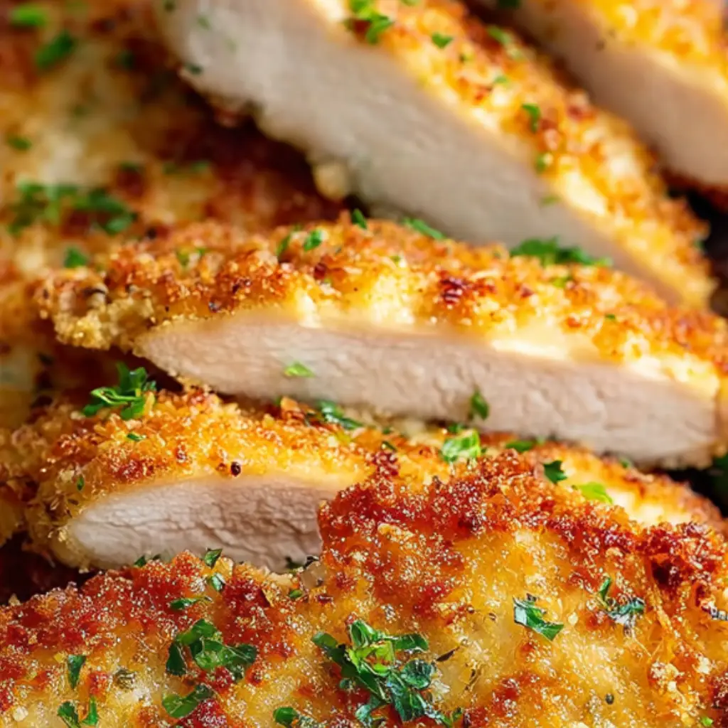 Air Fryer Parmesan-Crusted Chicken