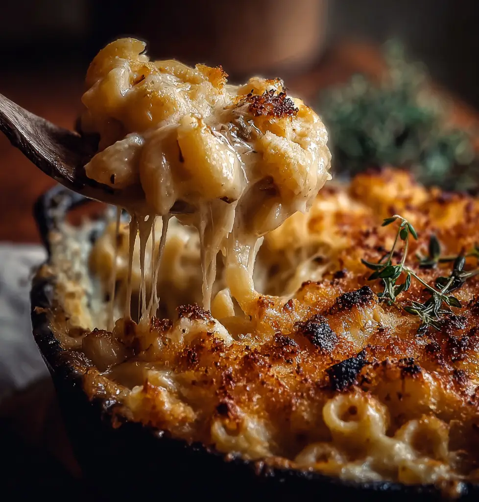 French Onion Soup Mac & Cheese