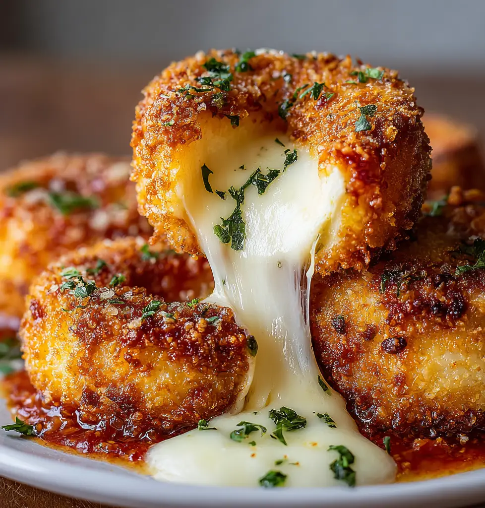 Cheesy Mozzarella Onion Rings