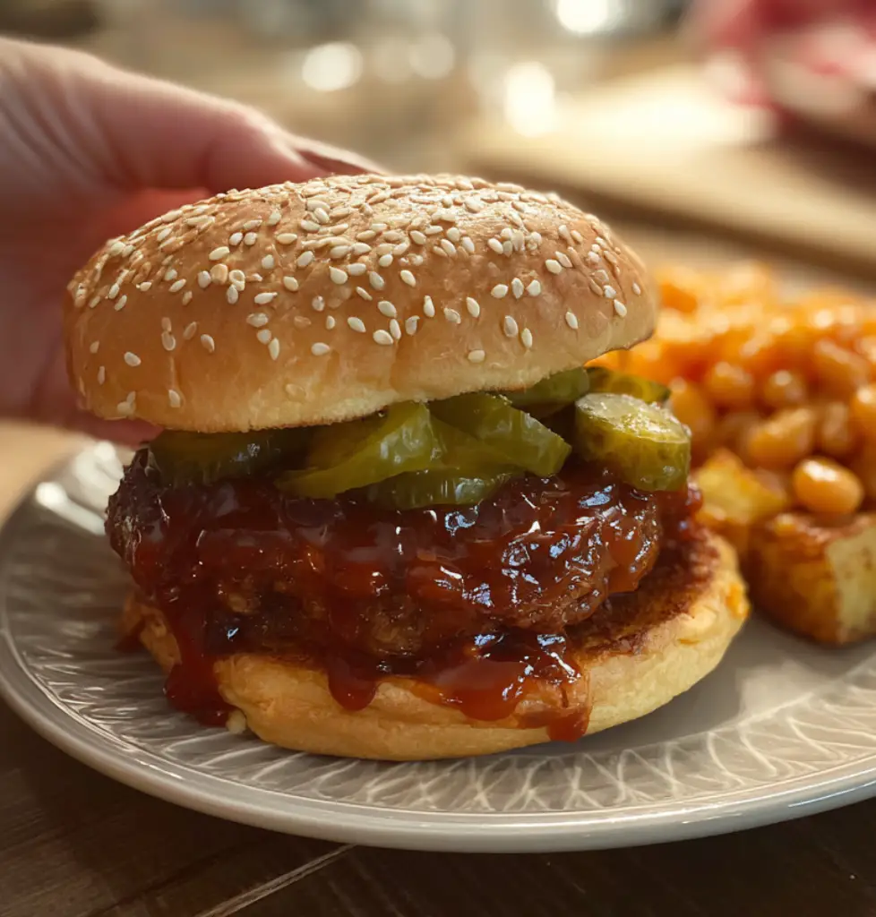 Meatloaf Patty Sandwiches