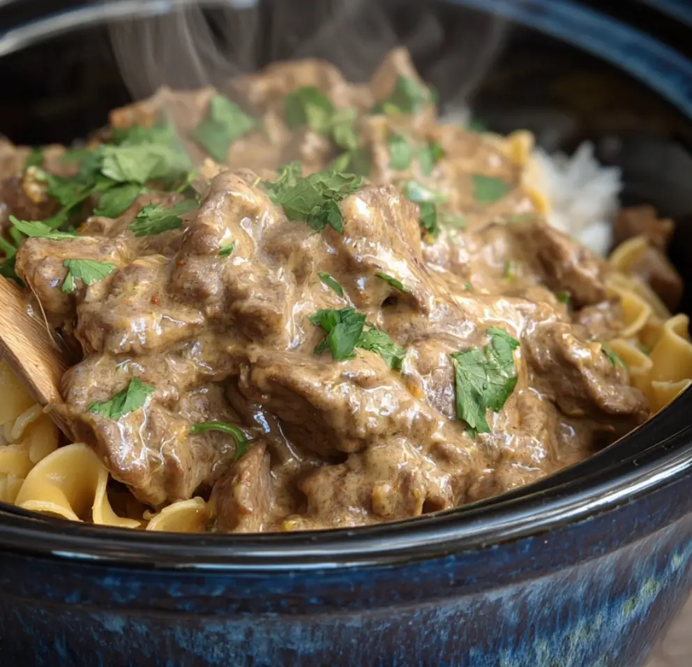 Crockpot Beef Stroganoff