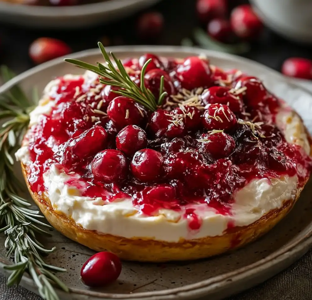 Baked Cranberry Cream Cheese Dip