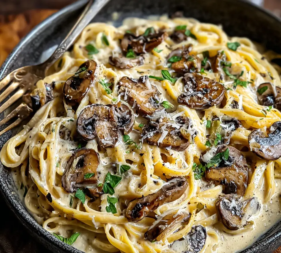 Mushroom Gruyère Pasta