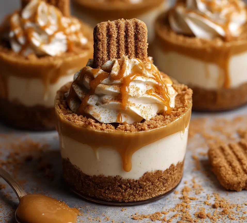 No-Bake Biscoff Cheesecake Cups