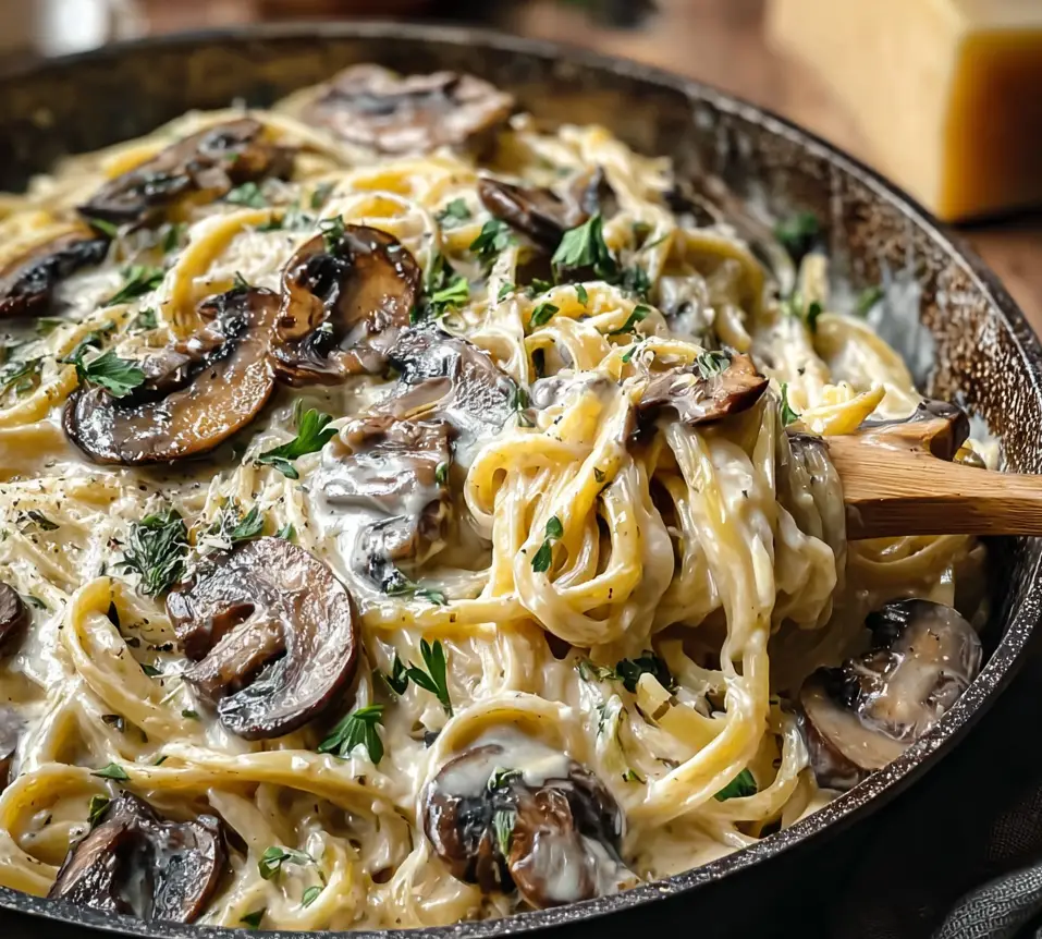 Mushroom Gruyère Pasta