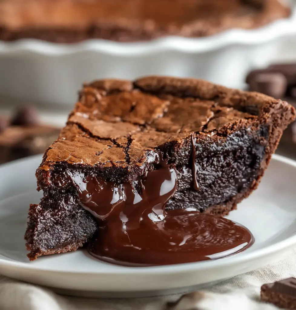Gooey Brownie Pie